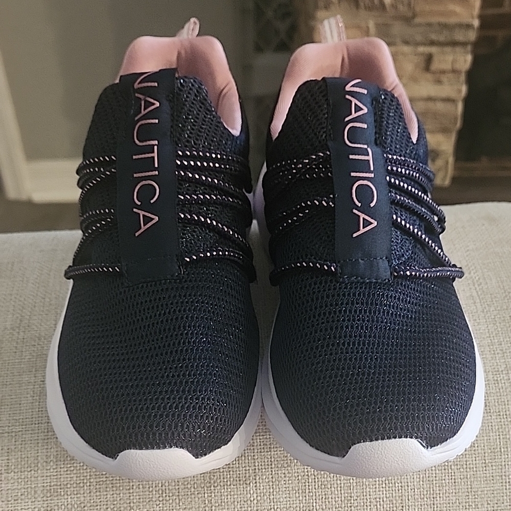 Nautica Navy and Pink Athletic Shoes